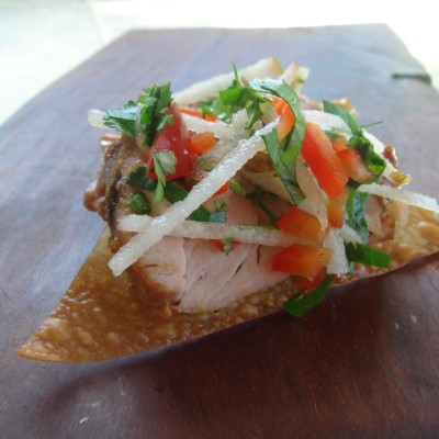 Thai Pork Tostada