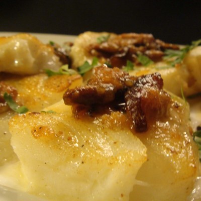 Pacific White Sea Bass, White Miso, Shitake Mushrooms