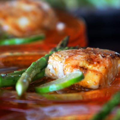 Seared Halibut Cheek, Lime Buerre Blanc