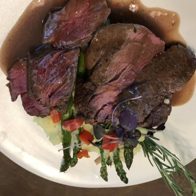 Sous Vide Filet of Beef, Truffle Reduction