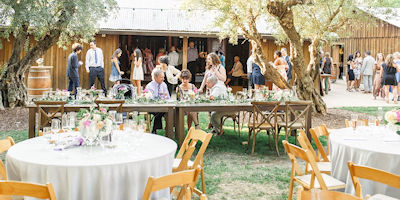 Party and gathering catering setup by Preferred Sonoma Caterers